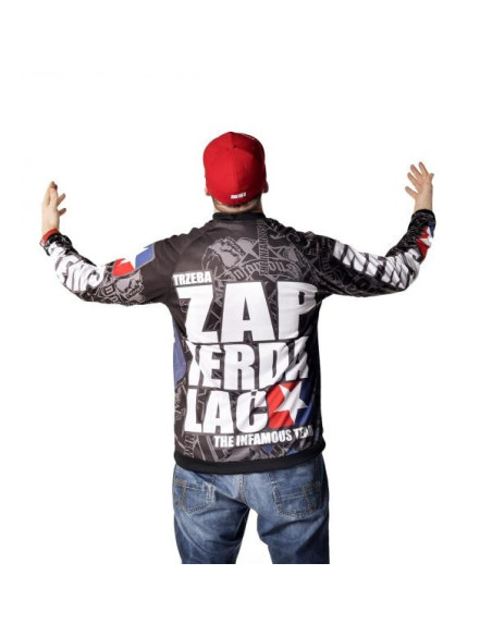 JERSEY SWEATSHIRT TZ GREY | BLACK – Infamous Team Infms Stunt +STICKERS