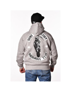 HOODIE SONS OF INFAMY BLACK | GREY – Infamous Team Infms Stunt STICKERS