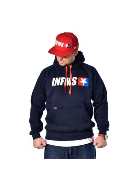 HOODIE TRZEBA ZAPIERDALAĆ BLACK | GREY | NAVY – Infamous Team Infms Stunt STICKERS