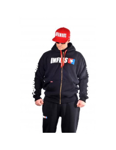 HOODIE ZIP INFAMOUS BLACK – Infamous Team Infms Stunt STICKERS
