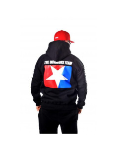 HOODIE ZIP INFAMOUS BLACK – Infamous Team Infms Stunt STICKERS 2