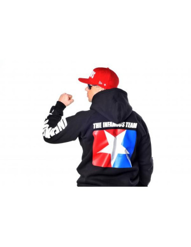 HOODIE ZIP INFAMOUS BLACK – Infamous Team Infms Stunt STICKERS