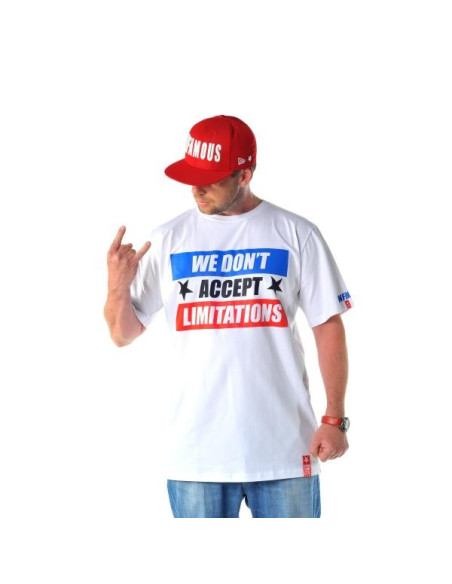 T-SHIRT LIMITATIONS – WHITE | BLACK – Infamous Team Infms Stunt +STICKERS