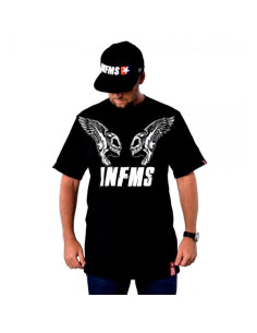 T-SHIRT SPEED & SKILLS – BLACK – Infamous Team Infms Stunt +STICKERS 2