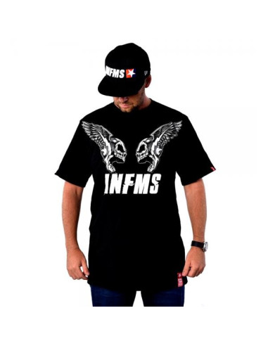 T-SHIRT SPEED & SKILLS – BLACK – Infamous Team Infms Stunt +STICKERS