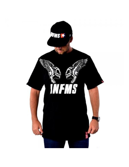 T-SHIRT SPEED & SKILLS – BLACK – Infamous Team Infms Stunt +STICKERS