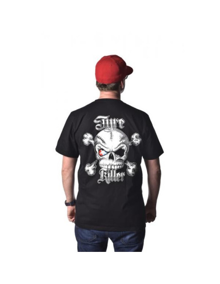 T-SHIRT TYRE KILLER – BLACK – Infamous Team Infms Stunt STICKERS