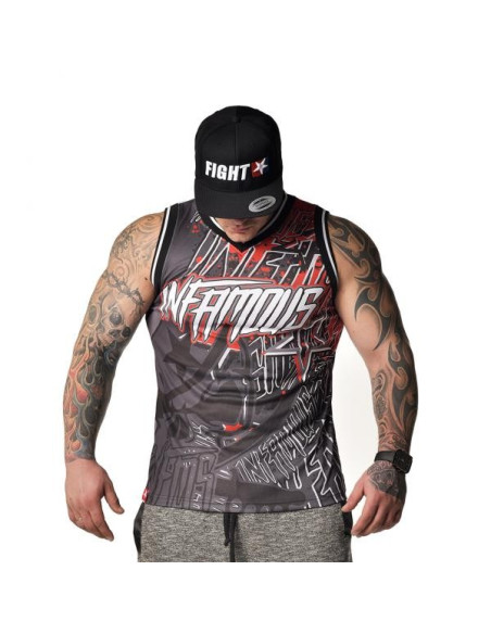 TANKTOP STREET PIRATES – BLACK – Infamous Team Infms Stunt -STICKERS