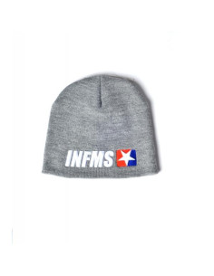 Winter SHORT BEANIE INFMS BLACK | GREY | RED Infamous Team Infms Stunt STICKERS 2