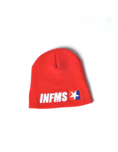 Winter SHORT BEANIE INFMS BLACK | GREY | RED Infamous Team Infms Stunt STICKERS
