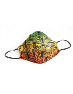 Mask INFMS TZ RASTA Infamous Team Stunt +Stickers;Mask INFMS TZ RASTA Infamous Team Stunt +Stickers