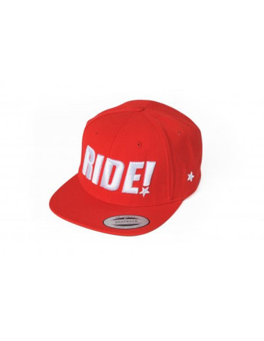 SNAPBACK RIDE! 3D RED | BLACK | GREY Infamous Team Infms Stunt +Stickers