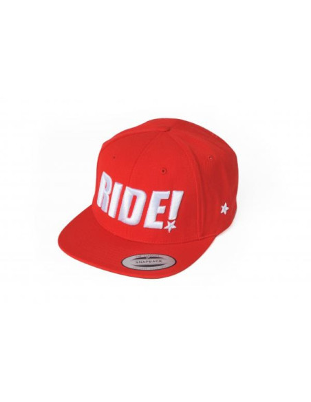 SNAPBACK RIDE! 3D RED | BLACK | GREY Infamous Team Infms Stunt +Stickers