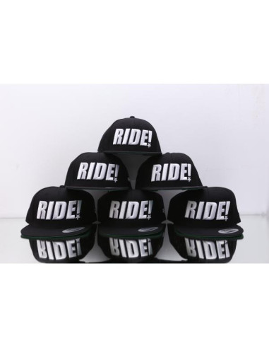 SNAPBACK RIDE! 3D RED | BLACK | GREY Infamous Team Infms Stunt +Stickers