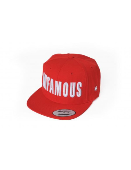 SNAPBACK INFAMOUS 3D RED | GREY | BLACK Infamous Team Infms Stunt +Stickers