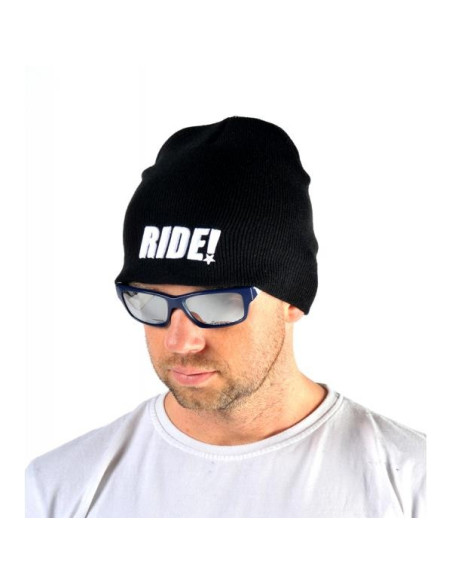 Winter SHORT BEANIE RIDE BLACK | GREY | RED Infamous Team Infms Stunt +STICKERS