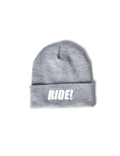 Winter BEANIE RIDE GREY | RED | BLACK Infamous Team Infms Stunt +STICKERS