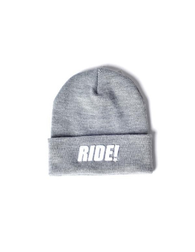 Winter BEANIE RIDE GREY | RED | BLACK Infamous Team Infms Stunt +STICKERS
