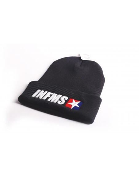 Winter BEANIE INFMS GREY | NAVY | PINK | RED | BLACK Infamous Team Infms Stunt +Stickers
