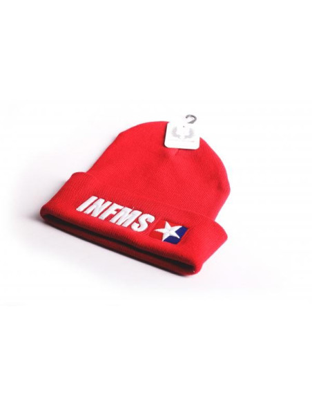 Winter BEANIE INFMS GREY | NAVY | PINK | RED | BLACK Infamous Team Infms Stunt +Stickers