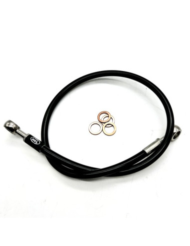 Hel Steel Braided Brake Line 58 cm -ZX6-R 636 F4i 954 GSX-R 675 MT-07 R7 Stunt