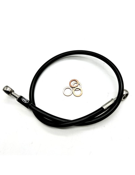 Hel Steel Braided Brake Line 58 cm -ZX6-R 636 F4i 954 GSX-R 675 MT-07 R7 Stunt