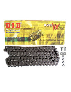 DID drive chain DID 525 VX X-ring Silver;DID drive chain DID 525 VX X-ring Silver
