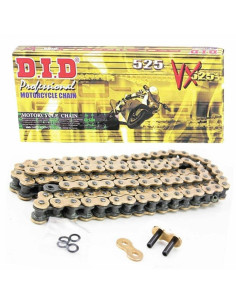DID drive chain DID 525 VX G&B X-ring GOLD;DID drive chain DID 525 VX G&B X-ring GOLD