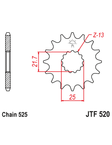Chain Drive Kit 15/50 +DID Chain -Triumph Street Triple 675 765 (2008-2023) Stunt
