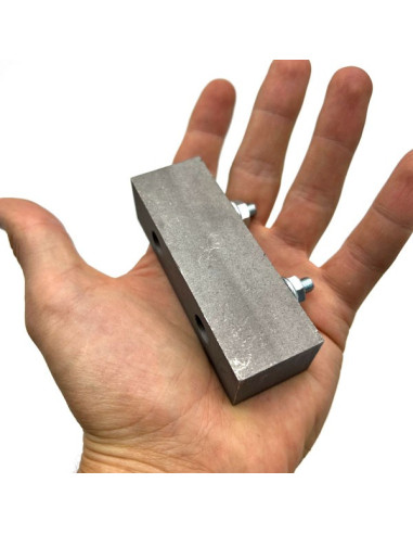Bigger Titanium Scrape Bar Titan Block – 636 CBR F4i R6 ZX6R 954 Dyna KTM  Harley Stunt (30 mm)