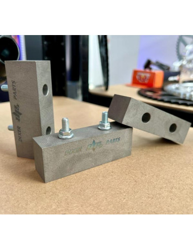 Bigger Titanium Scrape Bar Titan Block – 636 CBR F4i R6 ZX6R 954 Dyna KTM  Harley Stunt (30 mm)