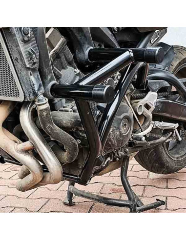 Yamaha MT09 (FZ09) Crash Cage - (2014-2021) - Engine Guard Crash Bar FJ09 XSR900 Tracer 900 Stunt Gymkhana