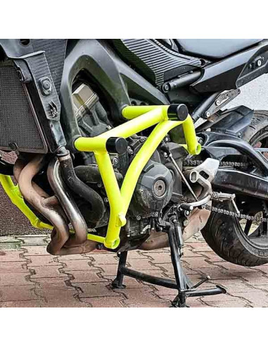 Yamaha MT09 (FZ09) Crash Cage - (2014-2021) - Engine Guard Crash Bar FJ09 XSR900 Tracer 900 Stunt Gymkhana