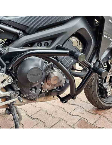 Yamaha MT09 (FZ09) Crash Cage - (2014-2021) - Engine Guard Crash Bar FJ09 XSR900 Tracer 900 Stunt Gymkhana