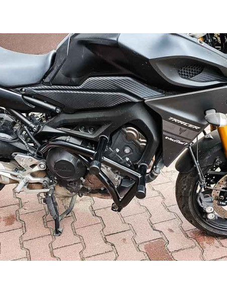 Yamaha MT09 (FZ09) Crash Cage - (2014-2021) - Engine Guard Crash Bar FJ09 XSR900 Tracer 900 Stunt Gymkhana