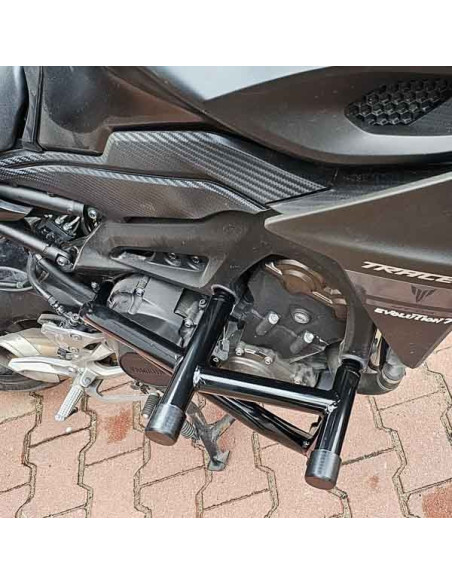 Yamaha MT09 (FZ09) Crash Cage - (2014-2021) - Engine Guard Crash Bar FJ09 XSR900 Tracer 900 Stunt Gymkhana