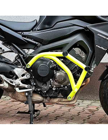 Yamaha MT09 (FZ09) Crash Cage - (2014-2021) - Engine Guard Crash Bar FJ09 XSR900 Tracer 900 Stunt Gymkhana