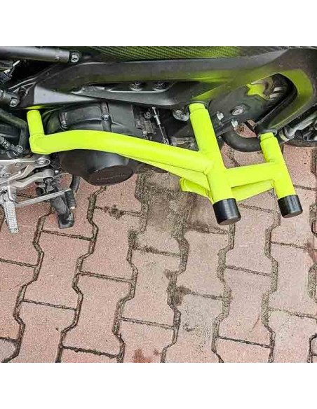 Yamaha MT09 (FZ09) Crash Cage - (2014-2021) - Engine Guard Crash Bar FJ09 XSR900 Tracer 900 Stunt Gymkhana