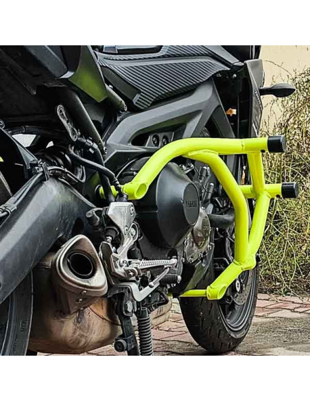 Yamaha MT09 (FZ09) Crash Cage - (2014-2021) - Engine Guard Crash Bar FJ09 XSR900 Tracer 900 Stunt Gymkhana