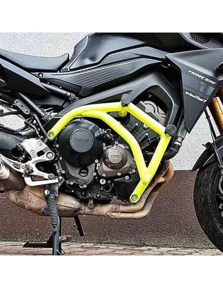 Yamaha MT09 (FZ09) Crash Cage - (2014-2021) - Engine Guard Crash Bar FJ09 XSR900 Tracer 900 Stunt Gymkhana