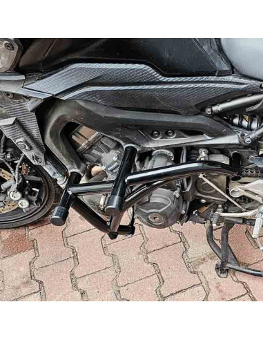 Yamaha MT09 (FZ09) Crash Cage - (2014-2021) - Engine Guard Crash Bar FJ09 XSR900 Tracer 900 Stunt Gymkhana