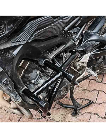 Yamaha MT09 (FZ09) Crash Cage - (2014-2021) - Engine Guard Crash Bar FJ09 XSR900 Tracer 900 Stunt Gymkhana