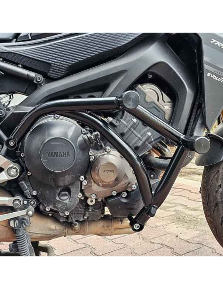 Yamaha MT09 (FZ09) Crash Cage - (2014-2021) - Engine Guard Crash Bar FJ09 XSR900 Tracer 900 Stunt Gymkhana