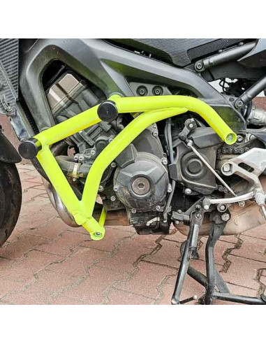Yamaha MT09 (FZ09) Crash Cage - (2014-2021) - Engine Guard Crash Bar FJ09 XSR900 Tracer 900 Stunt Gymkhana