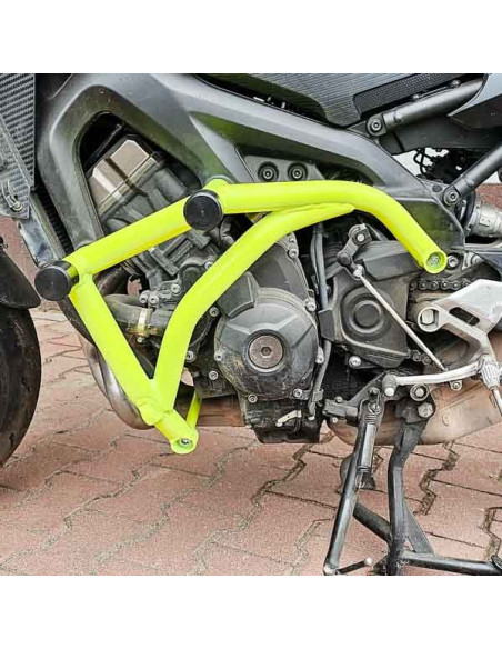 Yamaha MT09 (FZ09) Crash Cage - (2014-2021) - Engine Guard Crash Bar FJ09 XSR900 Tracer 900 Stunt Gymkhana