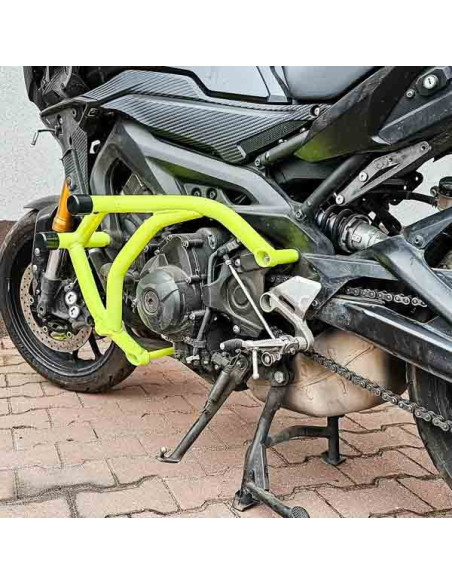 Yamaha MT09 (FZ09) Crash Cage - (2014-2021) - Engine Guard Crash Bar FJ09 XSR900 Tracer 900 Stunt Gymkhana