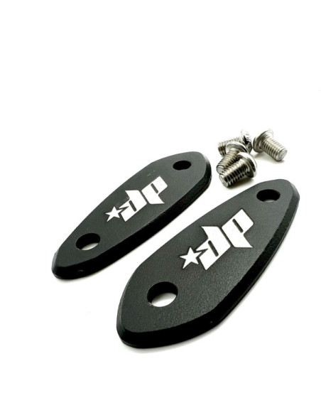 Mirror Block Off's Kawasaki ZX6R ZX6-R (2009-2012) Covers Stunt