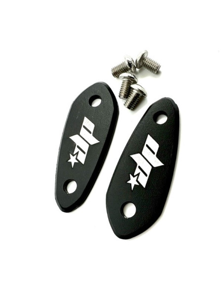 Mirror Block Off's Kawasaki ZX6R ZX6-R (2009-2012) Covers Stunt