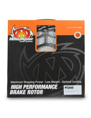 Front Brake Rotor Disc Moto-Master 320mm Flame Supermoto Street 111043 KTM Husqvarna Husaberg GasGas Stunt