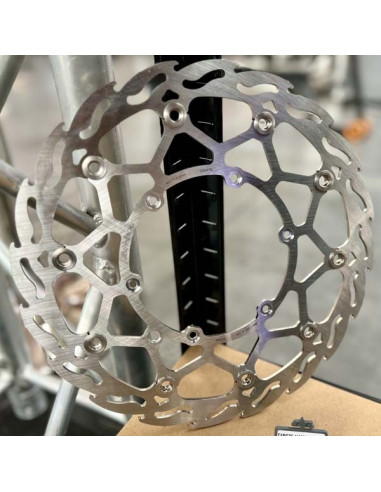 Front Brake Rotor Disc Moto-Master 320mm Flame Supermoto Street 111043 KTM Husqvarna Husaberg GasGas Stunt
